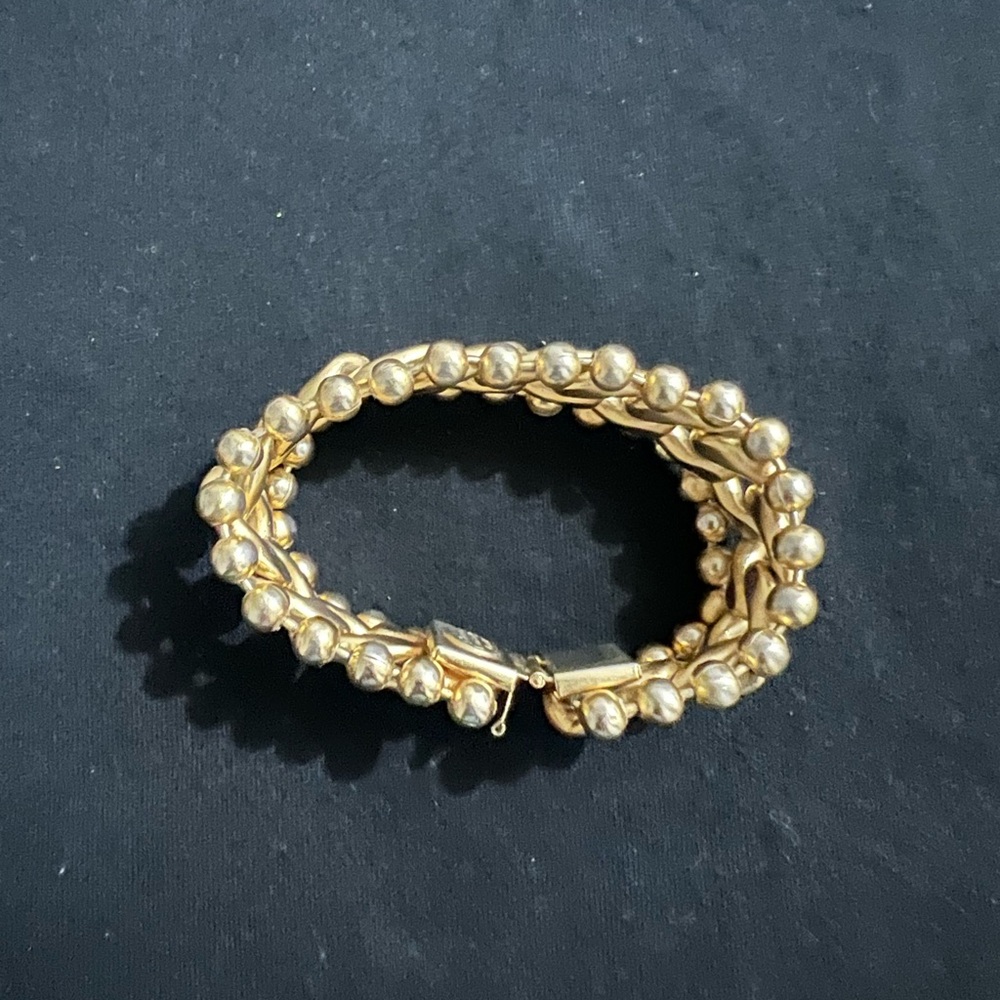 Vintage Edouard Rambaud Paris gold-tone bracelet
